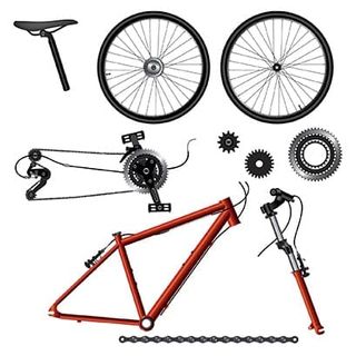 Bicycle frame and parts