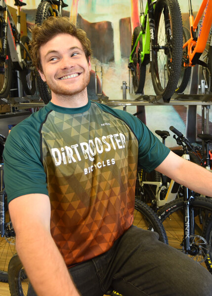 Dirt Rooster Rad Stuff Primal Forest Fade Men's Jersey