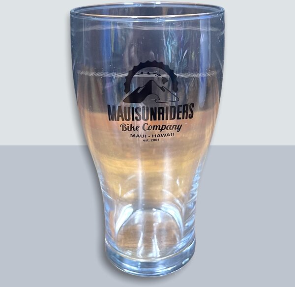 Maui Sunriders Bike Co MSBC Pint Glass