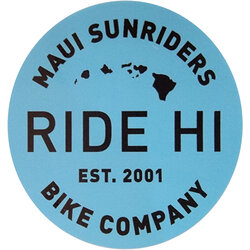 Maui Sunriders Bike Co MSBC Sticker Ride Hi