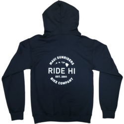 Maui Sunriders Bike Co Sweatshirt MSBC Ride HI Black