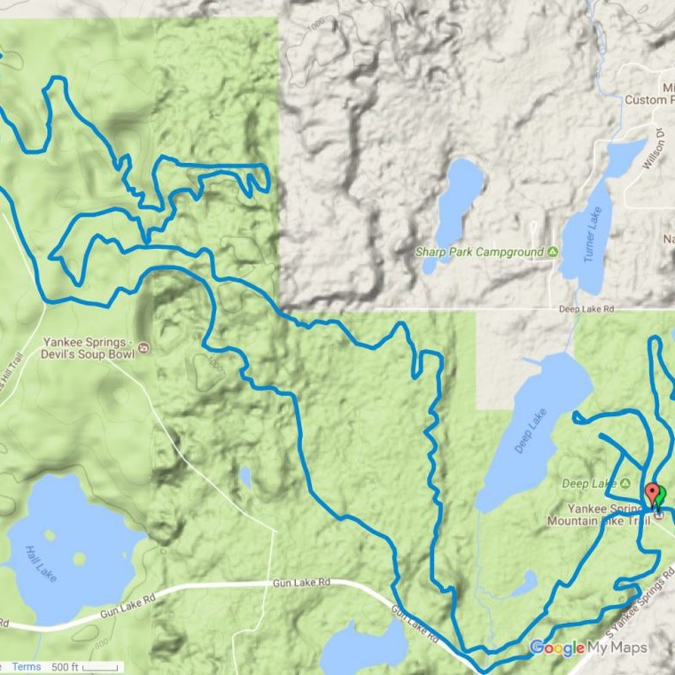 map of Yankee Springs