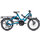 Tern HSD P9 Performance Blue with handlebars folded down