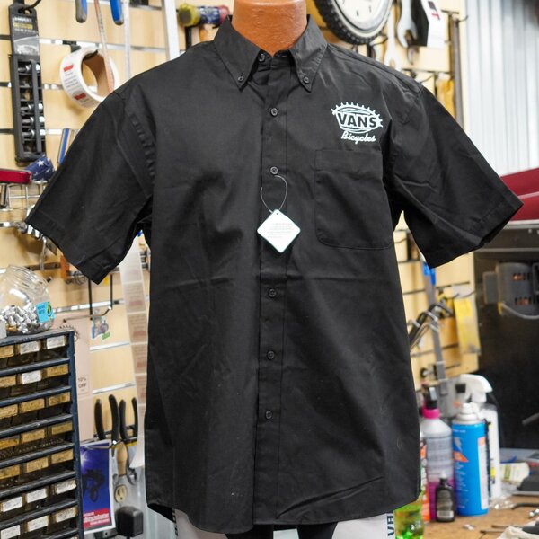 Van's Bicycle Center Mechanic Style Button Up