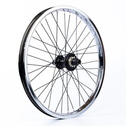 Tall Order Tall Order Dynamics RHD Casette Wheel - Black With Chrome Rim And Silver Nipples 9 Tooth