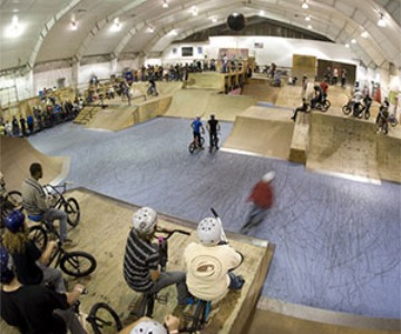 BMX riders at the Incline Club