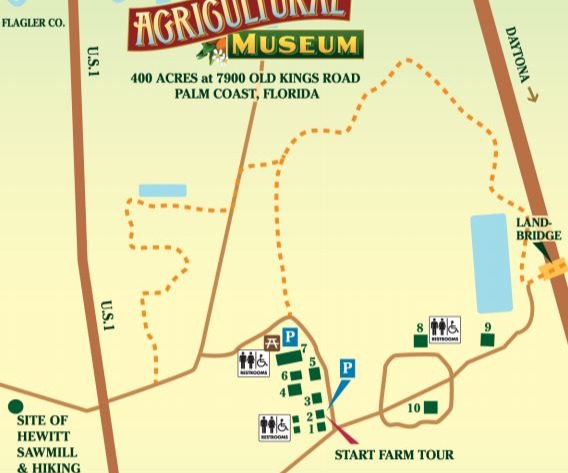 Florida Agricultural Museum & Trails map