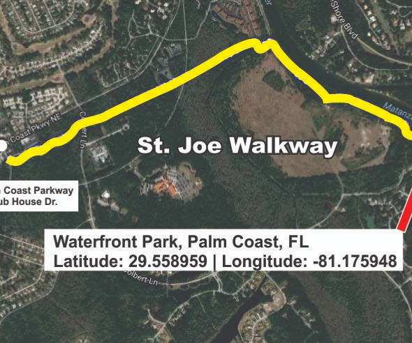 St. Joe Walkway map