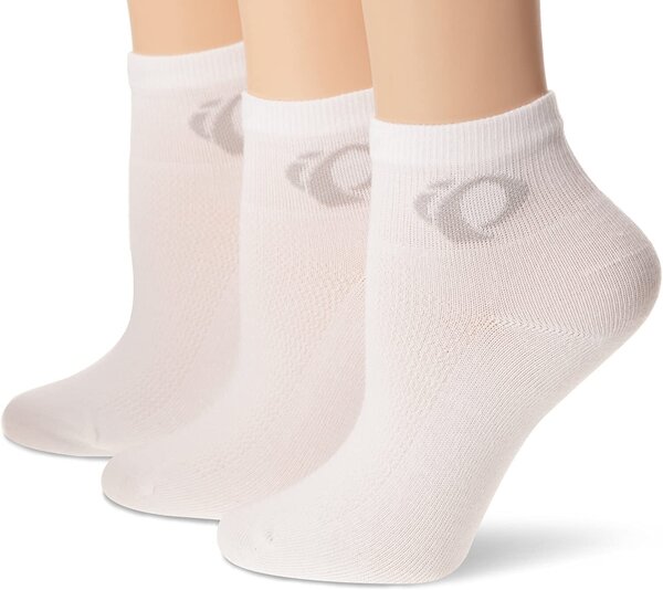 Pearl Izumi Women's Attack Low Socks (3-Pack) White - S