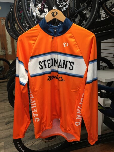 Stedman's Bike Shop Shop Orange Elite LTD Wind Jacket - w/Pockets