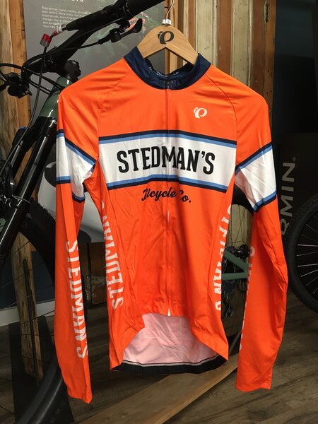 Stedman's Bike Shop Shop Orange Attack Jersey LS