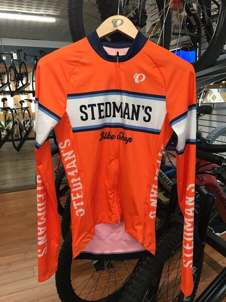 Stedman's Bike Shop SBS Orange Attack Jersey LS