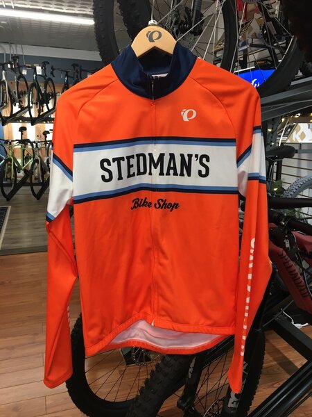 Stedman's Bike Shop SBS Orange Classic Thermal Jersey