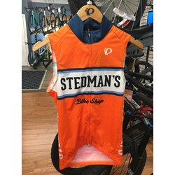 Stedman's Bike Shop SBS Orange Elite Wind Vest - w/Pockets