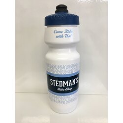 Stedman's Bike Shop Shop Bottle White 24oz