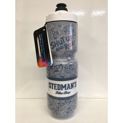 Stedman's Bike Shop Shop Bottle Insulated Purist BM Everett Head Gray 23oz