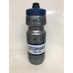 Stedman's Bike Shop Shop Bottle Everett Head Gray BM 24oz