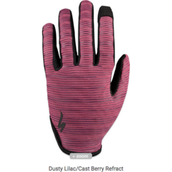 Specialized Women's Lodown Long Finger Gloves Dusty Lilac/Cast Berry RefractMedium