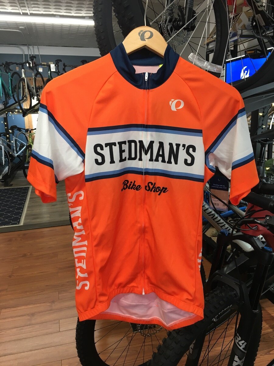 Stedman's Bike Shop SBS Orange Classic Jersey Stedman's Bike Shop