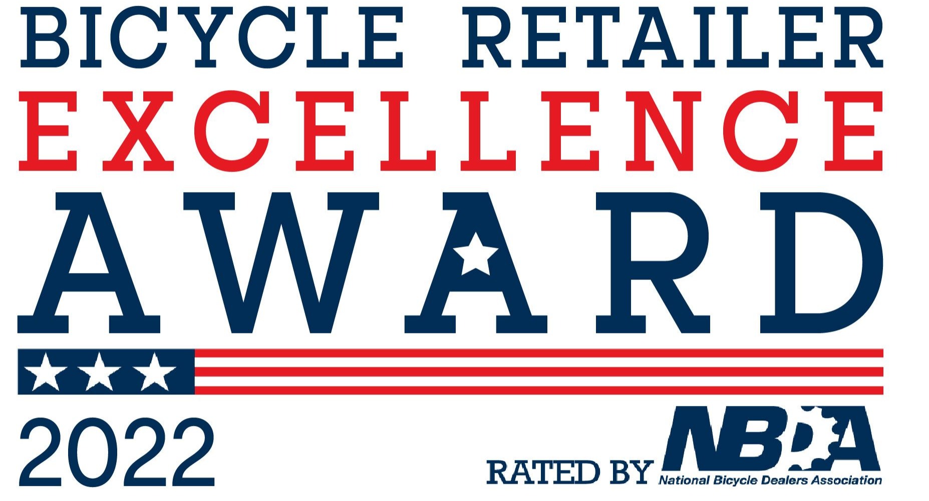 Bicycle Retailer Excellence Award Rated by NBDA