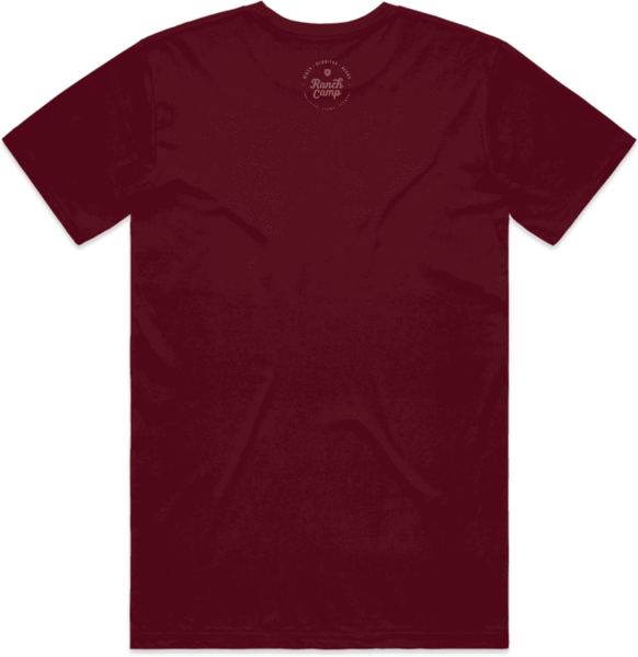 Ranch Camp Ranch Camp B3 Tee Color: Burgundy