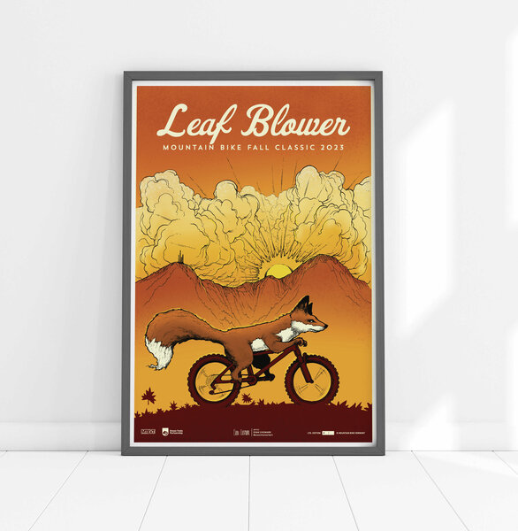 MTBVT MTBVT Limited Edition Print 13 x 19 2023 Leaf Blower "Foxxy"