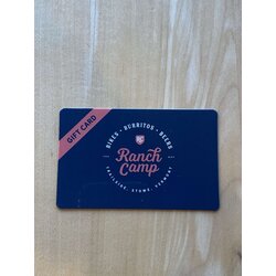 Ranch Camp Ranch Camp Bike Shop Gift Card 
