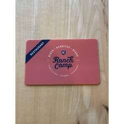 Ranch Camp Ranch Camp Restaurant Gift Card