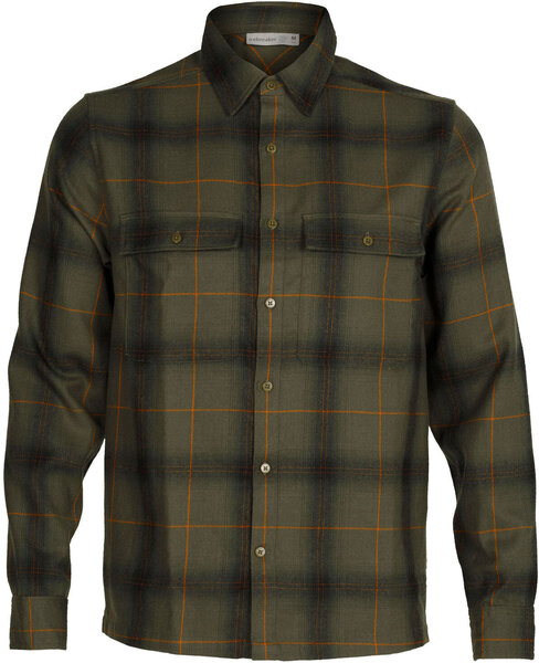 Icebreaker Mens Dawnder LS Flannel Shirt - Olympia Cycle and Ski