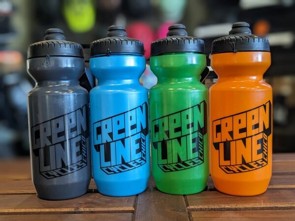Greenline Cycles Retro Cube Water Bottle