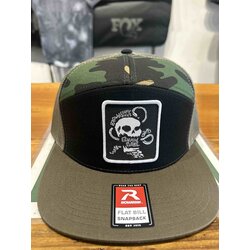 Brown County Bikes Trucker Hat Camo Gnaw Bone