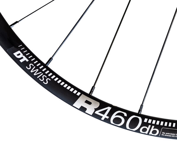 DT Swiss DT Swiss R460 Disc Rear Wheel - 700, 12 x 142mm, Center-Lock, HG11, Black, Tubeless