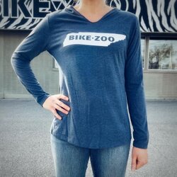 Bike Zoo Women's Bike Zoo Long Sleeve T-Shirt Navy 