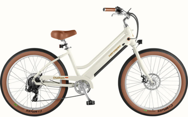 Retrospec Chatham Rev+ Beach Cruiser Electric Bike - Step Through