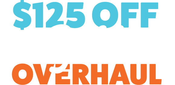 $125 off gold overhual service