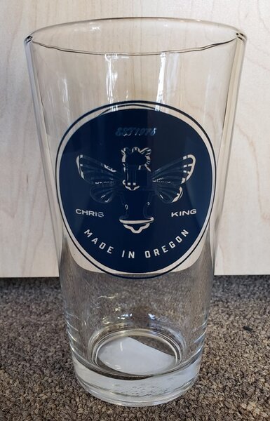 Chris King Origin Pint Glass - 16 oz