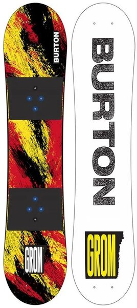 Burton Kids' Grom Flat Top Snowboard w/ Burton Grom Bindings Burton Kids' Grom Flat Top Snowboard w/ Burton Grom Bindings