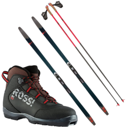 Rossignol Back Country Touring Cross Country Ski Bundle