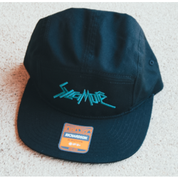 Sycamore Sycamore Five Panel Hat - Black and Teal