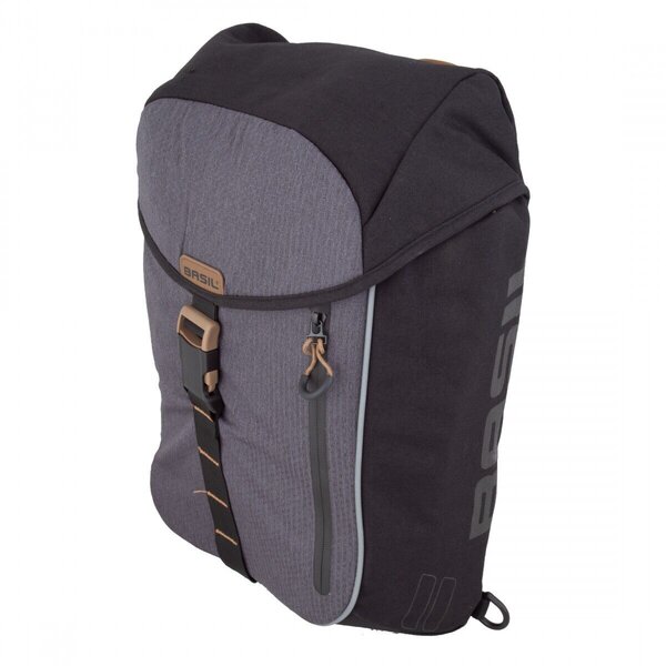 Basil Pannier/Backpack Miles Daypack 17L Color: Black/Slate