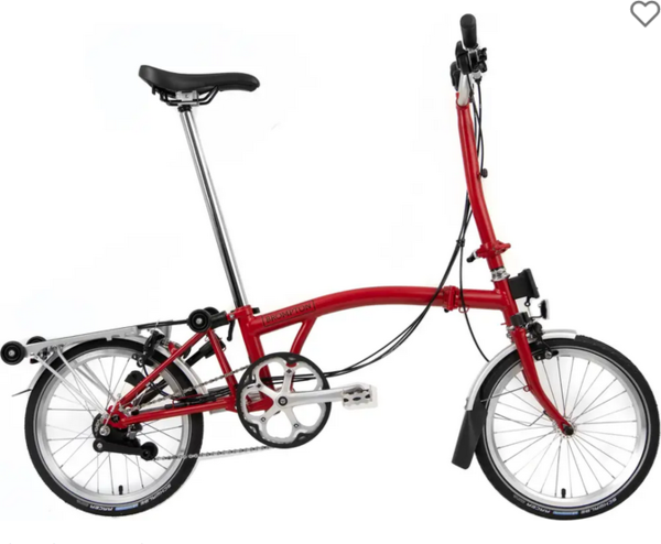 Brompton C Line Explore High Tele Post Rack House Red/House Red (H6R) 