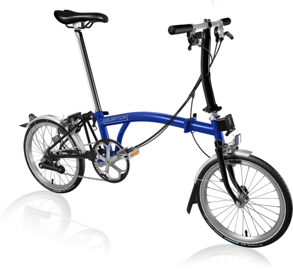 Brompton S6L Picadilly Blue/Black 