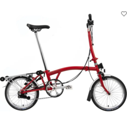 Brompton C Line Explore High Tele Post Rack House Red/House Red (H6R)