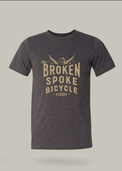 Broken Spoke Bike Studio Broken Spoke Summer Tees - Dark Heather