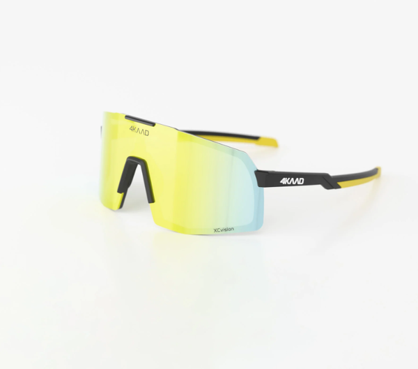 4KAAD Eyewear 4KAAD BEAT RACE - Photochromic - Shiny Black Yellow - Gold Mirror