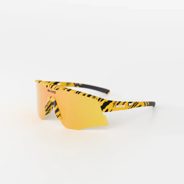 4KAAD Eyewear 4KAAD MIRADOR Aerolite - Gold Ink Stripe - Orange Mirror