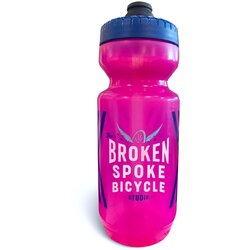 Broken Spoke Bike Studio Broken Spoke Chevron Pink Bottle Purist 22oz