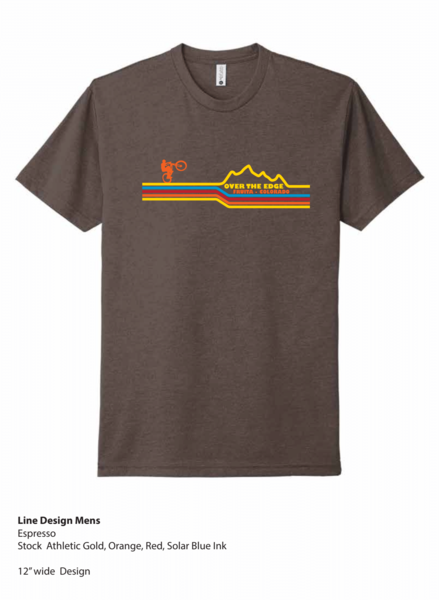 Over The Edge Manual Lines Men's T-shirt
