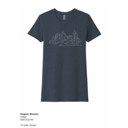 Over The Edge Origami Mountain Women's T-shirt