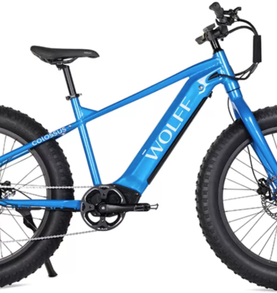 Wolffe E-Bikes Colossus - One Size - Bright Blue